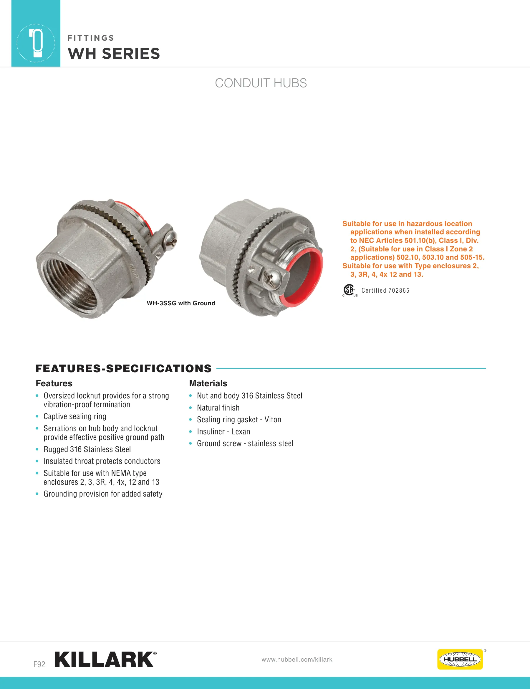 Conduit Hubs — page 3 of 4