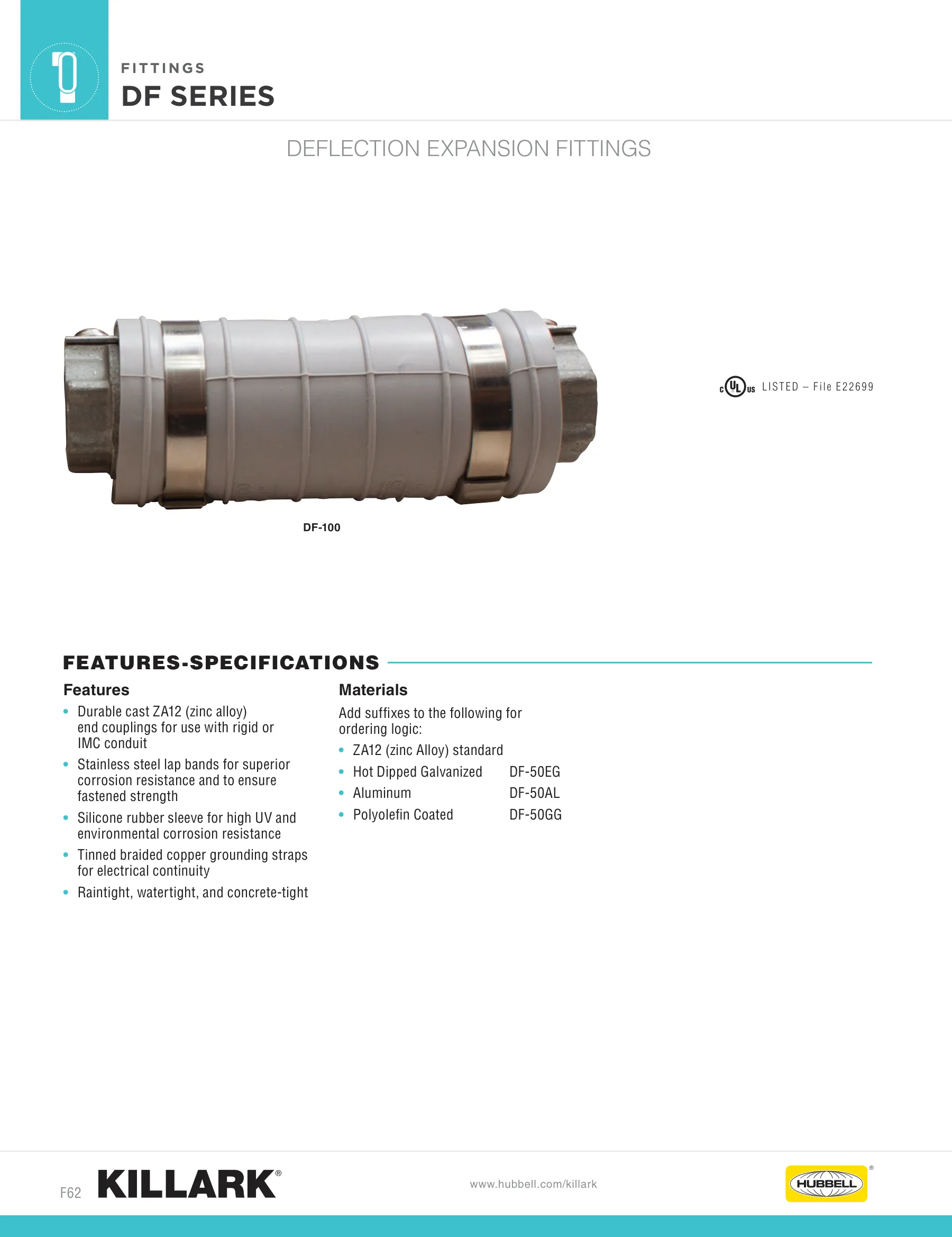 Expansion & Deflection Fittings — page 7 of 10