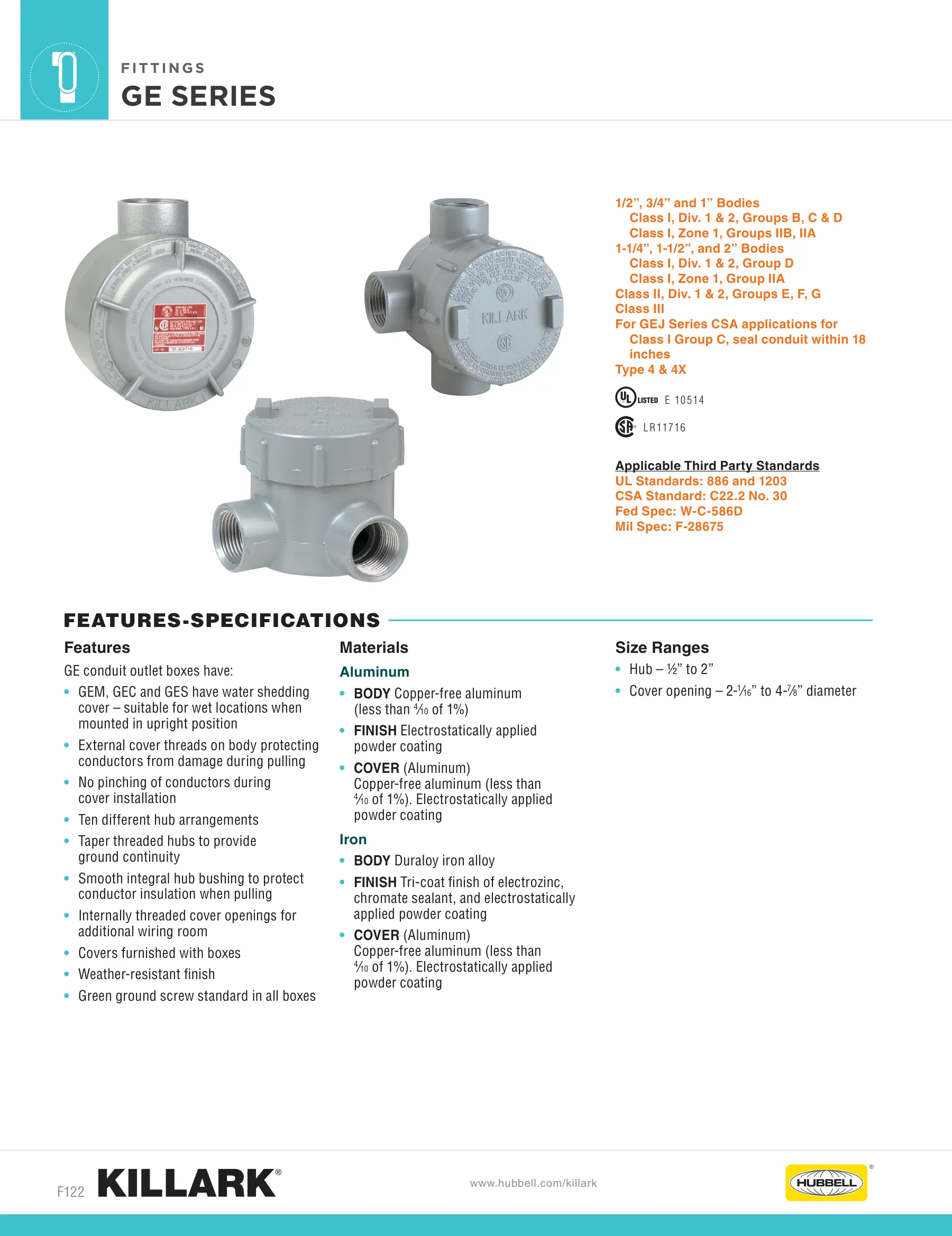 Outlet Bodies — page 6 of 22